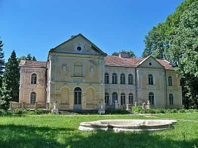 Двоповерховий палац Фредрів-Шептицьких збудований із цегли та налічує 15 кімнат з вишуканим інтер'єром. Камін, численні скульптури, ліпнини, позолочені елементи інтер'єру, унікальні меблі в англійському стилі надавали додаткової розкоші.