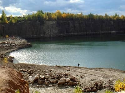 Чудове місце для дайвінгу - Пашинський кар'єр біля Коростеня.