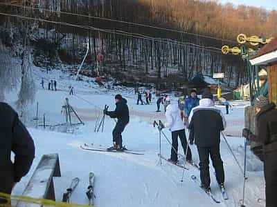 Лижні траси в заміському комплексі "Воєводино"