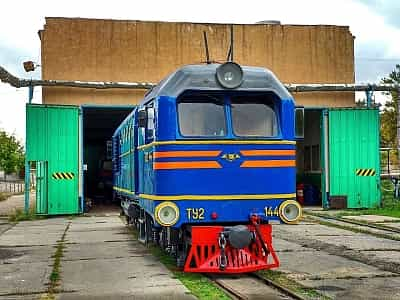 Депо на Запорізькій дитячій залізниці