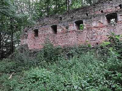 Руїни Добромильського замку роду Гербуртів на Львівщині