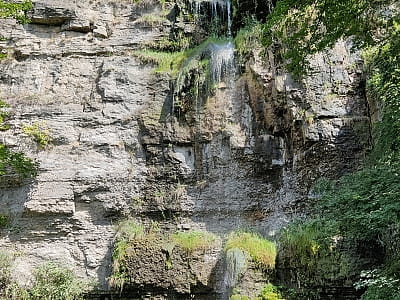 Водоспад в Смотрицькому каньйоні.