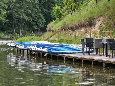 SUP-бордінг в заміському комплексі "ХАРАКТЕР park" в селі Крюківщина