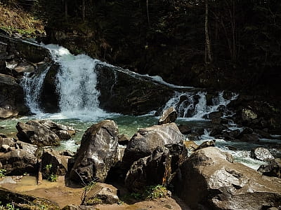 Водоспад Кам'янка біля однойменного села в Львівській області