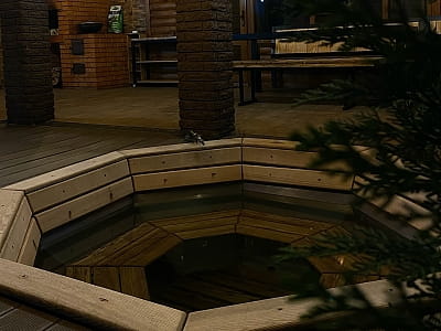 SPA-купіль (чан) в заміському комплексі Le DACHA RoSA в Вінницькій області 