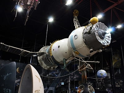Макет корабля «Союз-27» еспозиції "Космос" в національному музеї космонавтики імені Сергія Павловича Корольова 