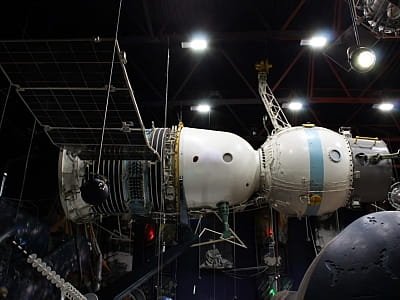 Макет корабля «Союз-27» еспозиції "Космос" в національному музеї космонавтики імені Сергія Павловича Корольова 