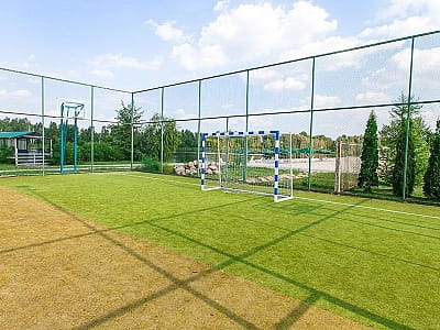 поле для командних ігор в заміському комплексі Platium в селищі Козин біля Києва