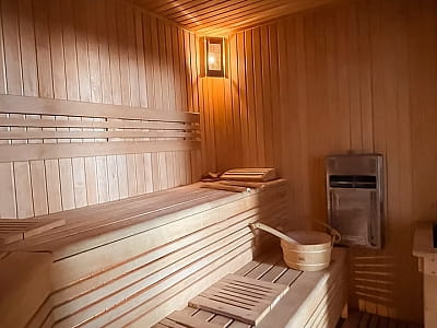 Фінська сауна в заміському комплексі TITA Family House у селі Гнідин, Київської області