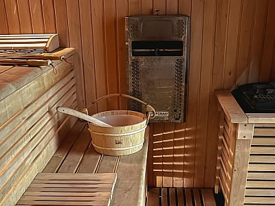 Фінська сауна в заміському комплексі TITA Family House у селі Гнідин, Київської області