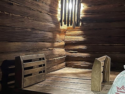 Лазня на дровах в заміському готельно-ресторанному комплексі «Джерело»
