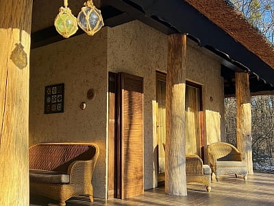 Автентична слов’янська лазня в заміському комплексі Secret Resort Club в Київській області