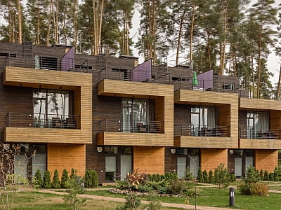 будинки в заміському комплексі Glibivka Family Park в селі Глібівка на березі Київського моря