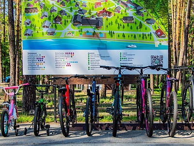 оренда велосипедів в заміському комплексі Glibivka Family Park в селі Глібівка на березі Київського моря