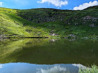 Озеро Несамовите в Карпатах - місце з красивою природою, чистою водою та чарівною атмосферою.