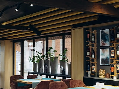 ресторан в заміському комплексі «Чудодієво» в селі Вишпіль Житомирської області