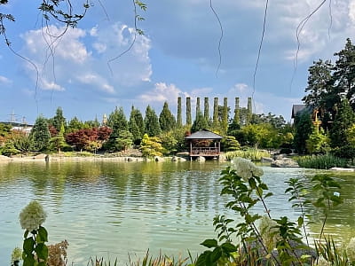 Eva Park у Віта-Поштовій – мальовничий ландшафтний парк із японським садом, водоспадами, озером і фотолокаціями. Відпочинок, фотосесії, івенти, гармонія.