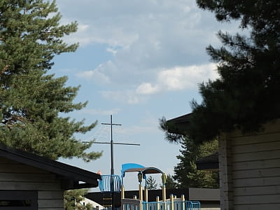 дитячий майданчик в заміському комплексі Perlyna Resort біля Черкас