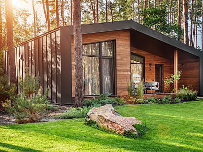 котеджі в заміському комплексі Riverwood Relax Park серед мальовничих соснових лісів села Мошни Черкаської області