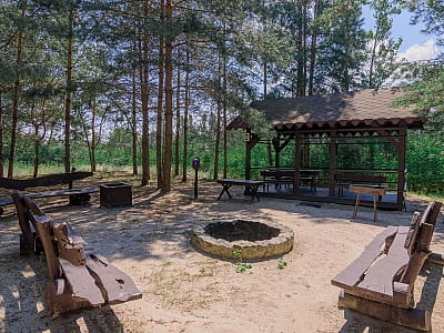 острів мангалів в комплексі Selena Family Resort біля Черкас