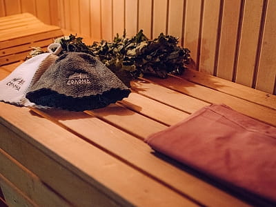 лазня на дровах в заміському комплексі Selena Family Resort біля Черкас