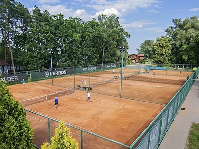 корти просто неба в заміському комплексі Selena Family Resort біля Черкас