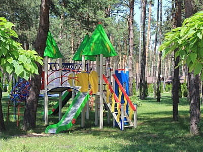 Дитячий майданчик в заміському комплексі «Тихий Ліс» на березі Дніпра