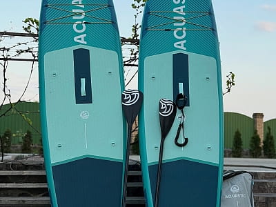 прогулянка на SUP-дошках в заміському комплексі Villa Village у селі Слобода біля Черкас