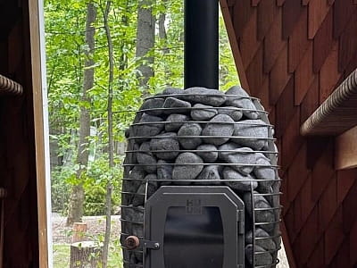 сауни в глемпінгу NAMETY PARK на території київського ВДНГ