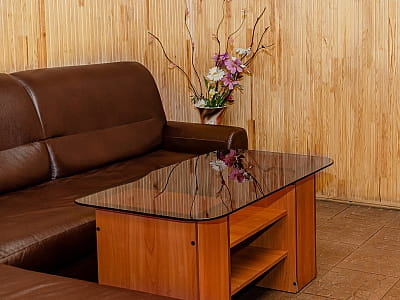 зона відпочинку сауни в заміському комплексі SPORTOHOTA в місті Черкаси