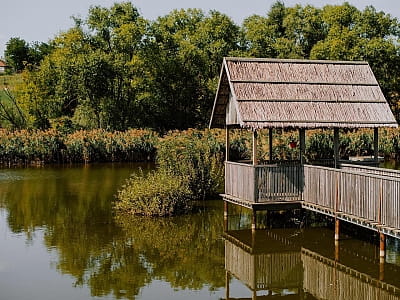 озеро в заміському комплексі Хутір «Козацька Долина» у селі Карбівка Кіровоградської області