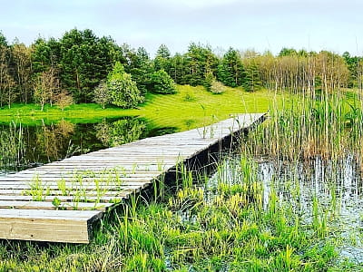 озеро в заміському комплексі Хутір «Козацька Долина» у селі Карбівка Кіровоградської області