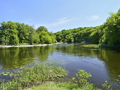 Річка Рось — права притока Дніпра з багатою історією, мальовничими берегами та можливостями для відпочинку, риболовлі й подорожей.
