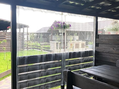 альтанки в заміському комплексі «Аквамарин» в селі Цибулі, неподалік Полтави