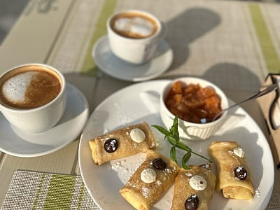 страви ресторану в заміському комплексі Garden Hotel у Кропивницькому