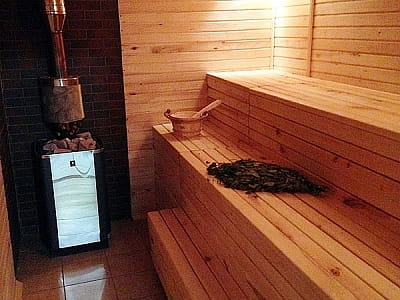 лазня в заміському комплексі «Перший Кордон» в селі Медведівка Черкаської області