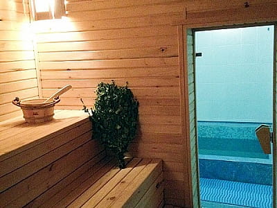 лазня в заміському комплексі «Перший Кордон» в селі Медведівка Черкаської області