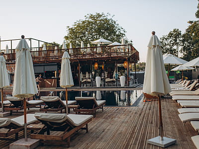 ресторан-бар в комплексі відпочинку «Пляж» в місті Тернопіль 