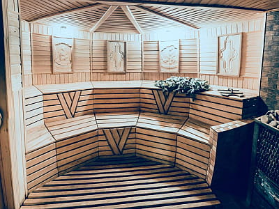 сауна в заміському комплексі "Смерекова Хата" в селі Кімната Тернопільської області