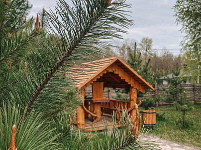 альтанки різної місткості в заміському комплексі «Точка Збору» в селі Терентіївка Полтавської області