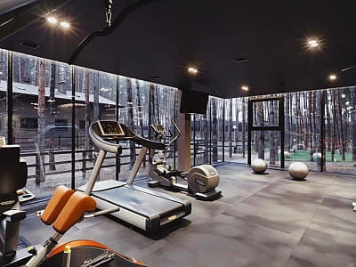 тренажерна зала в заміському комплексі Verholy Relax Park в селі Соснова Полтавської області