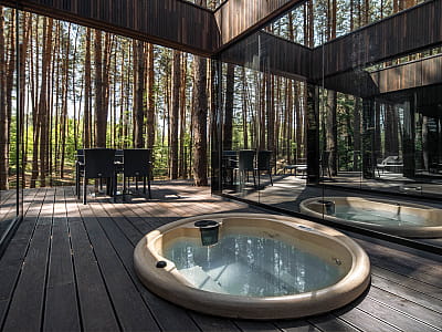 джакузі у заміському комплексі Verholy Relax Park у селі Соснова Полтавської област