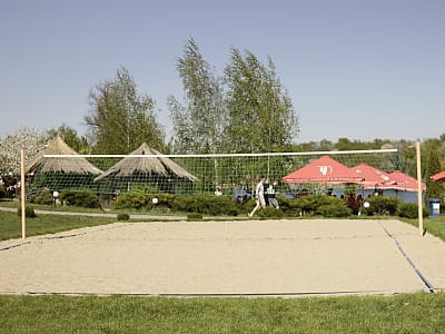 волейбольний майданчик в заміському комплексі Зелена садиба Ділієва в місті Олександрія