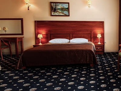 Номери готелю в готельно-ресторанному комплексі «Златогор» у зеленій зоні міста Лубни