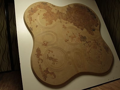 жертовник із трипільського храму у центральноукраїнському обласному краєзнавчому музеї у Кропивницькому