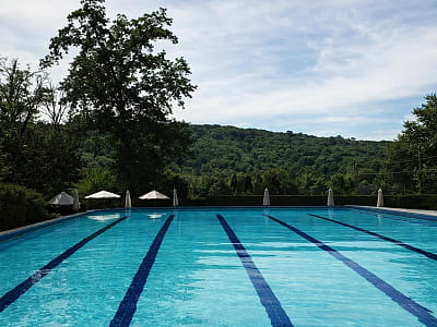 літній відкритий басейн в заміському комплексі ARDEN PALACE Medical Resort & SPA в селищі Сатанів Хмельницької області