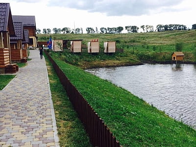 Спортивно – аматорська риболовля на ставку в заміському комплексі «Rancho»в селі Лісові Гринівці біля міста Хмельницький