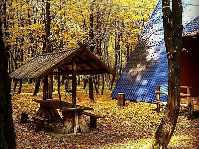 альтанки в заміському комплексі «Ягода-Малина» в селі Головчинці Хмельницької області