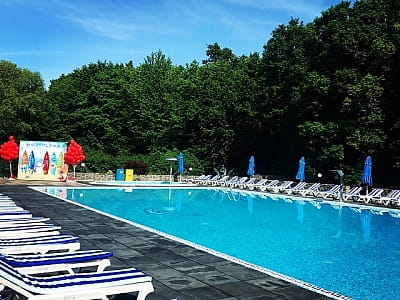 літній відкритий басейн в заміському комплексі «Ягода-Малина» в селі Головчинці Хмельницької області