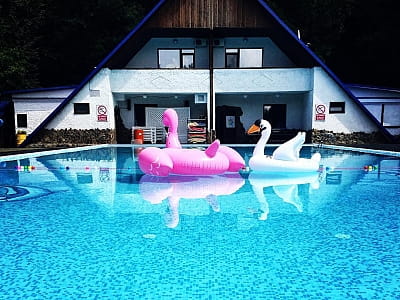 Заміський комплекс Ягода-Малина: відпочинок у лісі, басейн, ресторан, баня, комфортні номери та будиночки. Ідеальне місце для релаксу і подій.